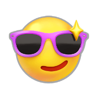 - รูปสัญลักษณ์ อิโมจิแว่นม่วง เกม Emoji Riches