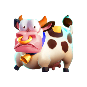 - สัญลักษณ์พิเศษ วัว ของเกม Farm Invaders
