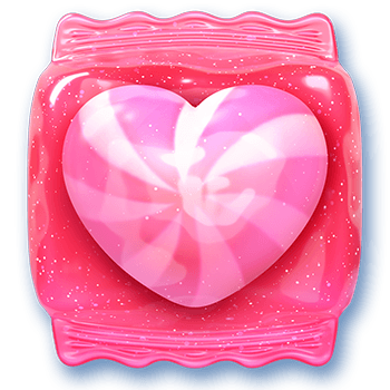 - รูปสัญลักษณ์ Candy รูปหัวใจ ของเกม Candy Bonanza