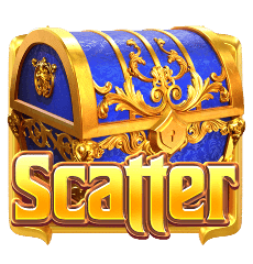 - สัญลักษณ์ SCATTER เกม Majestic Treasures