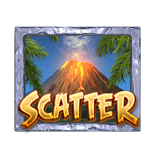 - สัญลักษณ์ SCATTER ของเกม Jurassic Kingdom
