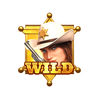 - สัญลักษณ์ ไวด์ของเกม Wild Bounty Showdown
