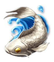 - รูปสัญลักษณ์ ปลาคาร์ฟสีเงิน ของเกม Dragon Legend
