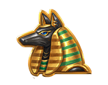- รูปสัญลักษณ์ สุนัขผู้เฝ้าสุสานฟาโรห์ ของเกม Symbols of Egypt