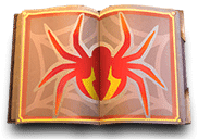 - สัญลักษณ์พิเศษ หนังสือเวทมนตร์รูปแมงมุม ของเกม Wizdom Wonders
