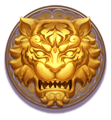 - รูปสัญลักษณ์ เสือสีทอง เกม Dragon Tiger Luck