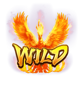 - รูปสัญลักษณ์ WILD ของเกม Phoenix Rises