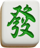 - สัญลักษณ์พิเศษ ไพ่นกกระจอกอักษรจีนสีเขียว เกม Mahjong Ways 2