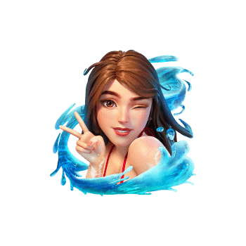 - รูปสัญลักษณ์ สาวสวย ของเกม Songkran Splash