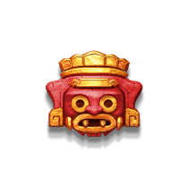 - รูปสัญลักษณ์ รูปปั้นลึกลับสีแดง ของเกม Treasures of Aztec