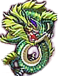 - รูปสัญลักษณ์ มังกรเขียว ของเกม Dragon is Realm