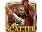- สัญลักษณ์ SCATTER เกม Ancient Rome Deluxe