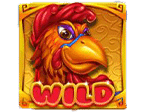 - รูปสัญลักษณ์ WILD ของเกม Lucky Rooster
