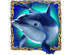 - รูปสัญลักษณ์ WILD ของเกม Dolphin is Pearl Deluxe