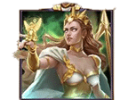 - รูปสัญลักษณ์ เทพเจ้าหญิงสาว ของเกม Mythological