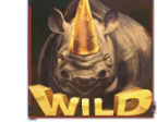 - รูปสัญลักษณ์ WILD เกม Big Game Safari