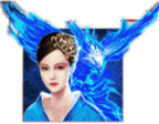 - สัญลักษณ์พิเศษ หญิงสาวชุดฟ้า เกม Phoenix 888