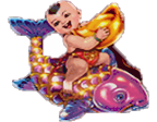 - สัญลักษณ์พิเศษ หนุ่มน้อยกับปลา ของเกม Tsai Shen is Gift