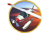 - รูปสัญลักษณ์ เครื่องบินสีขาว ของเกม Azteca