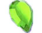 - รูปสัญลักษณ์ เพชรสีเขียว ของเกม Octagon Gem
