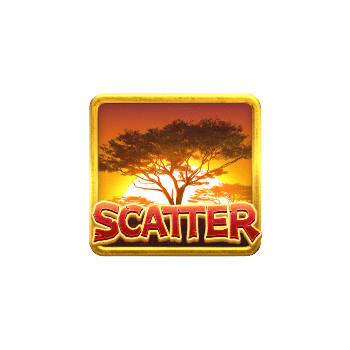 - สัญลักษณ์ SCATTER ของเกม Safari Wilds