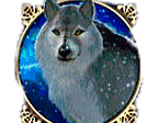 - รูปสัญลักษณ์ หมาป่า ของเกม Arctic Treasure
