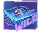 - รูปสัญลักษณ์ WILD เกม Cyber Race