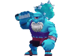 - รูปสัญลักษณ์ Monster สีฟ้า ของเกม Boom Legend