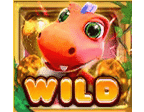 - รูปสัญลักษณ์ WILD ของเกม Dino Pop