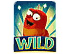 - รูปสัญลักษณ์ WILD เกม Crazy Worm Treasure Hunt