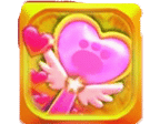 - สัญลักษณ์พิเศษ ไม้รูปหัวใจ ของเกม Moe Moe Cute