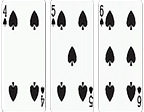 - รูปสัญลักษณ์ ไพ่สเตรทฟรัช เกม Chinese Poker 6 cards