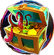 - สัญลักษณ์พิเศษ กล่องสมบัติ เกม Kraken Treasure